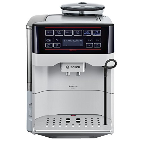 Bosch tes6 0351de à café automatique Vero Aroma 300 OneTouch cuisson (1500 W, 1,7 L 15 bar, Cappuccinatore) Argent