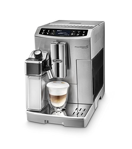Delonghi ECAM55.510.M PrimaDonna Rystiling Machine à Café avec Broyeur, 1450 W, Métal