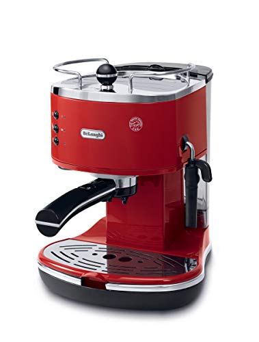 Delonghi ECO311.R Icona Eco Machines à Café 1100 W, Rouge