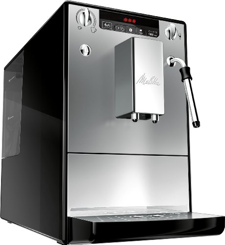 Melitta Machine à Café et Boissons Chaudes Automatique, Buse Vapeur, Caffeo Solo & Milk, Argent, E953-102